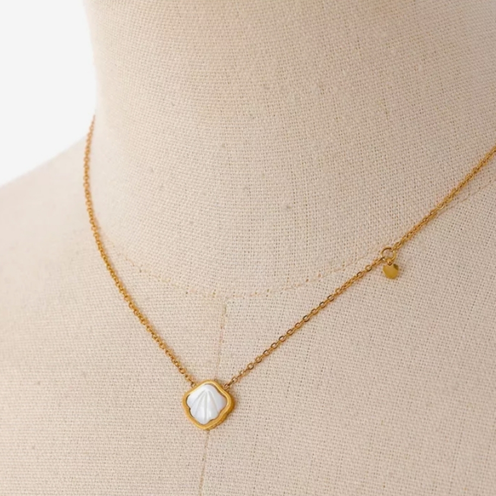 Gold plated Natural 🐚 Shell Necklace